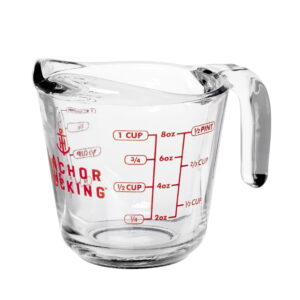 1-Cup Glass Measuring Cup by Anchor Hocking