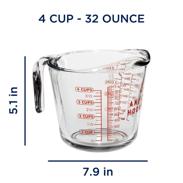 4-Cup Glass Measuring Cup by Anchor Hocking