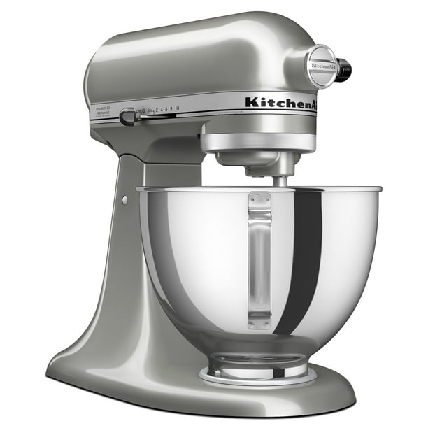 KitchenAid 4.5 Quart Deluxe Stand Mixer in Contour Silver