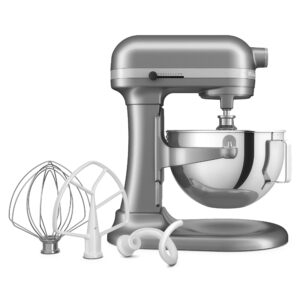 KitchenAid 5.5 Quart Bowl Elevate Stand Mixer in Contour Silver