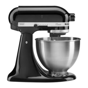 KitchenAid® Traditional™ 4.5 Quart Tilt-Head Stand Mixer in Onyx Black, Mannequin K45SS