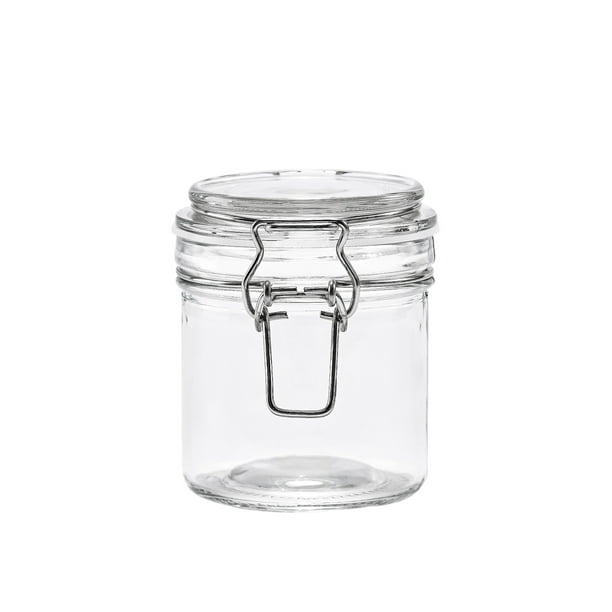 Mainstays 9.4 oz Glass Storage Jar with Locking Lid