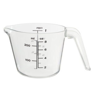 Mainstays Clear Plastic Measuring Cup – 1 Cup Capability