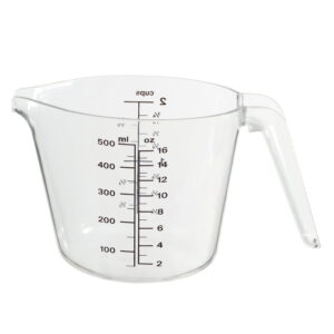 Mainstays Clear Plastic Measuring Cup, 16 oz (2 Cups)